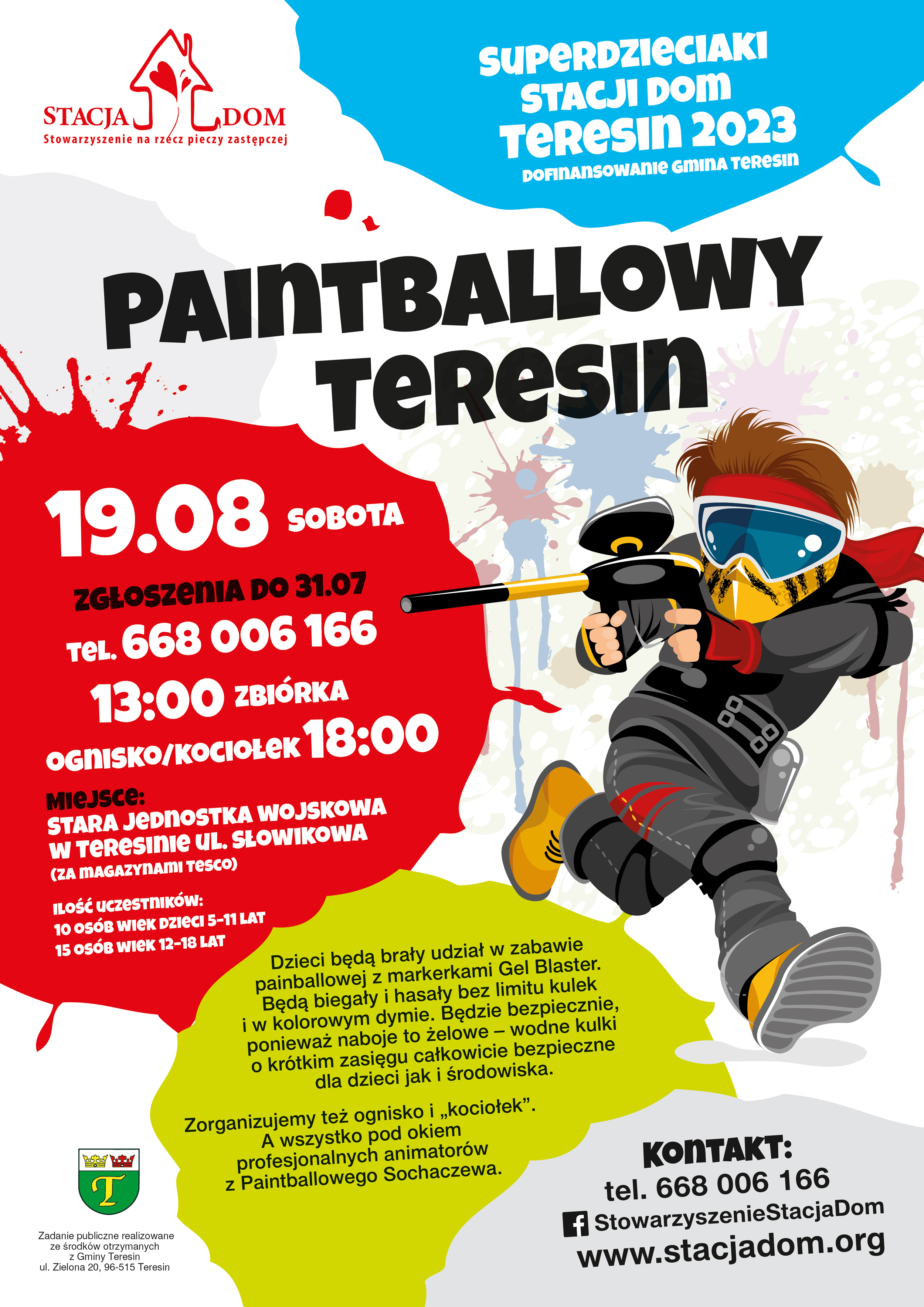 Paintballowy Teresin – plakat A3