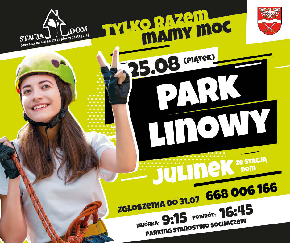Park linowy – baner na Facebooka