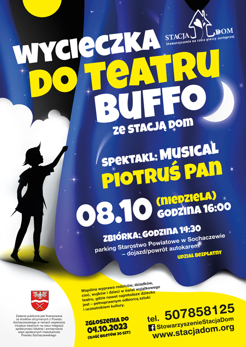 plakat „Wycieczka do teatru Buffo”