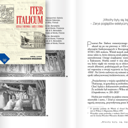 Iter Italicum. Sztuka i historia
