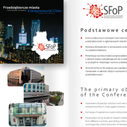 Przedsiębiorcze miasta. Informator projektu SFoP