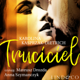 Projekt okładki audiobooka „Truciciel”.