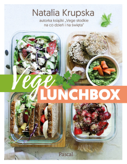 Projekt okładki „Vege Lunch Box”.